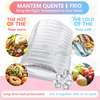 Custom Disposable Takeout Aluminum Foil Insulation Thermal Food Packaging Bag