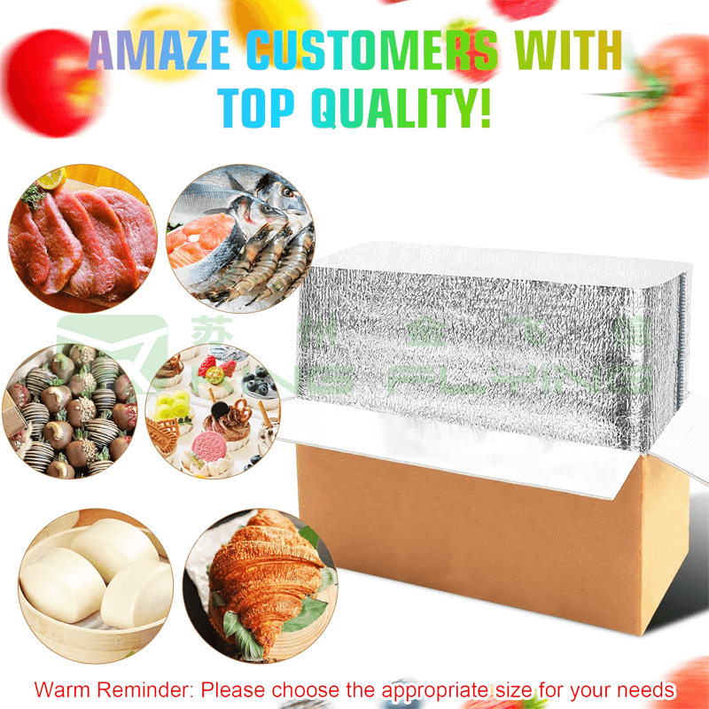 Box Liner Fresh Food Refrigerated Fresh-keeping Insulated Packaging Bag