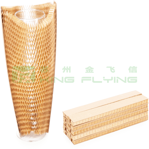 Eco-Friendly Honeycomb Protective Paper Sleeve For Wine Glass Bottle Wrapping