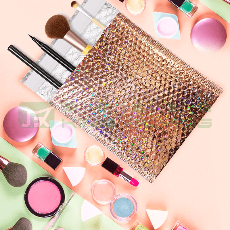 Waterproof Metallic Bubble Courier Cushioned Packaging Mailer For Jewelry Delivery