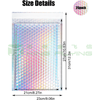 Custom Logo Metallic Bubble Aluminum Foil Shipping Express Packaging Bag