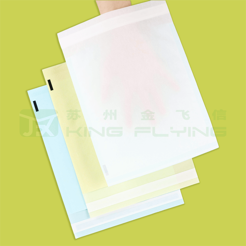 Eco-friendly Biodegradable Glassine Wax Coated Paper Bag For Garment Packaging