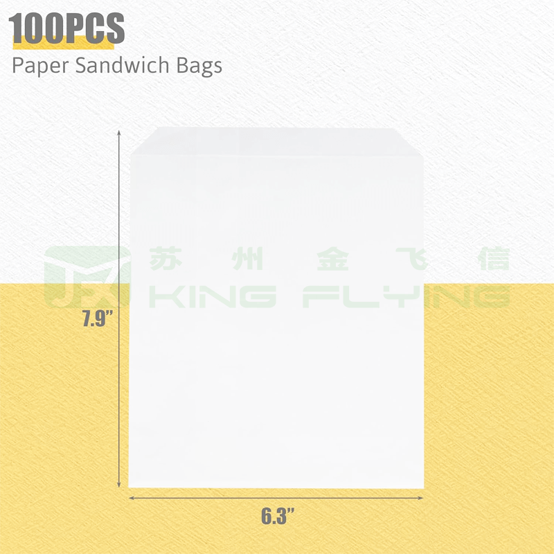 Eco-Friendly Custom Biodegradable Wax Glassine Paper Bag For Apparel Packaging