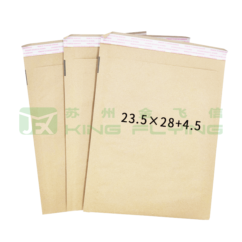 Custom 100% Compostable Honeycomb Padded Kraft Paper Express Packaging Envelope