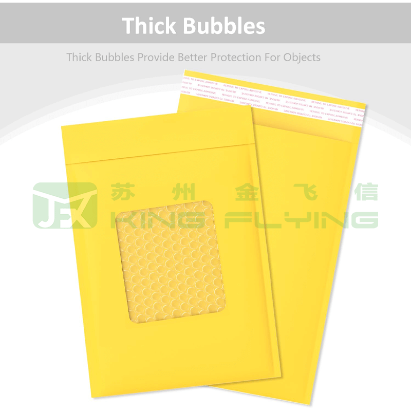 Kraft Paper Bubble Adhesive Sealing Envelope For Packaging