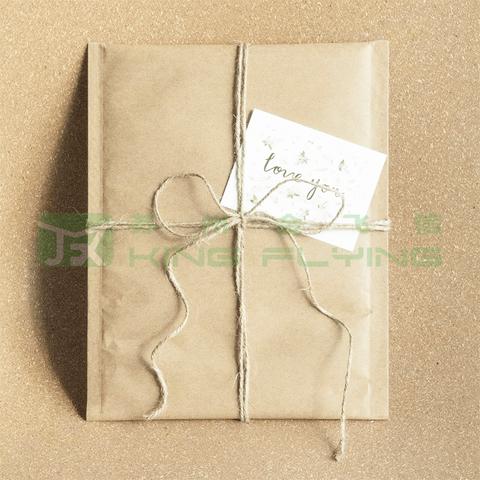 No Plastic Eco-Friendly 100% Recyclable Honeycomb Padded Kraft Packaging Envelope
