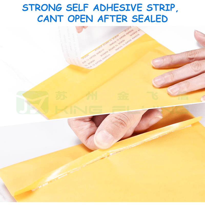 Soil-Degradable Kraft Paper Bubble Mailer For Earth-Return Green Packaging