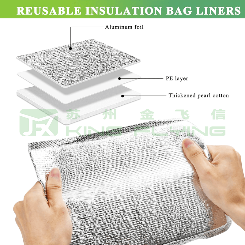 Flexible And Strong Cold Chain Packaging Bag With Aluminum Coating