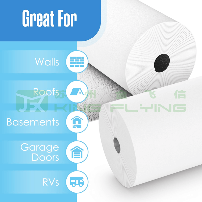 Aluminum Foil EPE/XPE Foam Fire Resistant Thermal Insulation Material