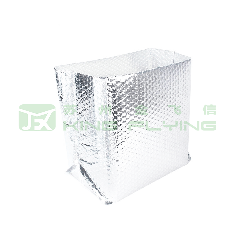 Aluminum Bubble Foil Thermal Insulated Cooler Bag For Food Packaging