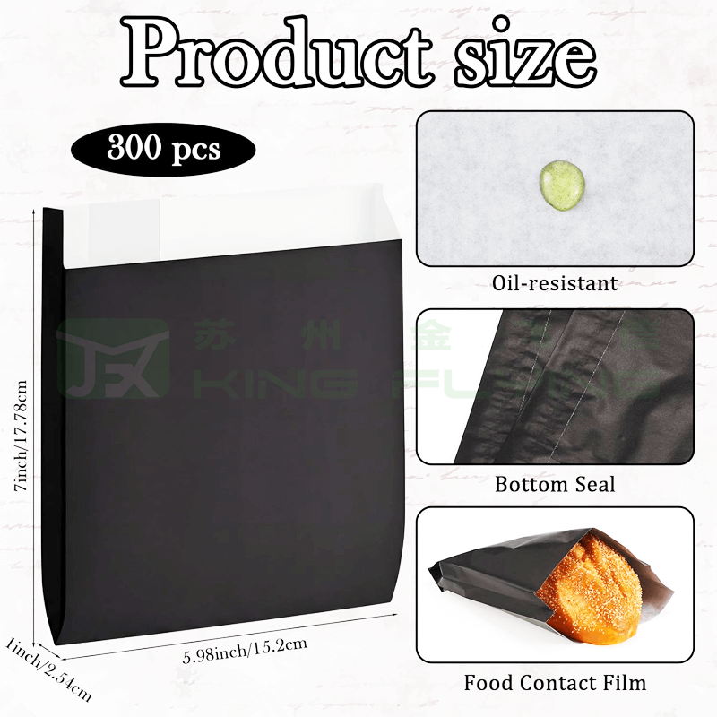 Custom Printed Biodegradable Recycled Self Adhesive Wax Glassine Packaging Bag