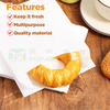 Custom Biodegradable Recycled Self-Adhesive Sealed Transparent Wax Glassine Bag