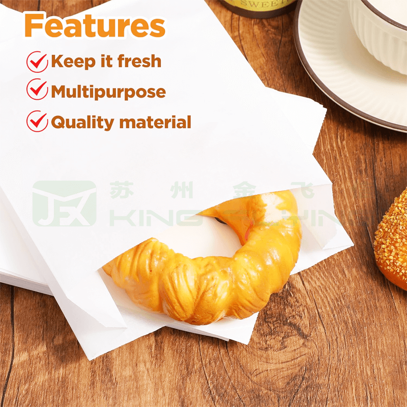 Custom Biodegradable Recycled Self-Adhesive Sealed Transparent Wax Glassine Bag