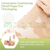 Biodegradable Eco-friendly Shockproof Wrapping Recyclable Honeycomb Cushion Paper Roll