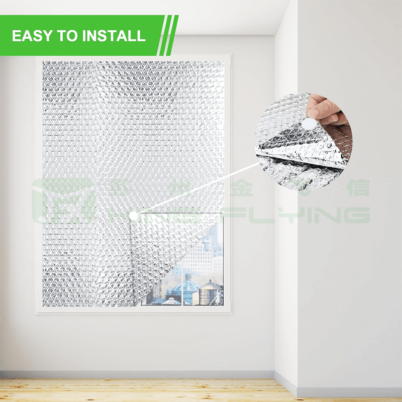 China Fireproof Foil Bubble Radiant Barrier Reflective Insulation Building Material