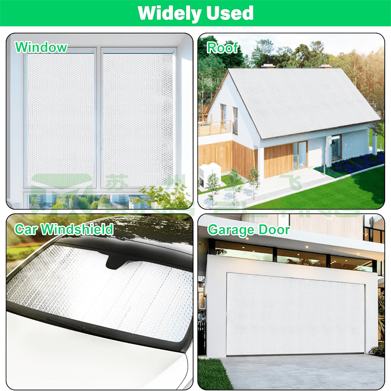 Heat Reflective Bubble Foil Radiator Thermal Insulation Packaging Material