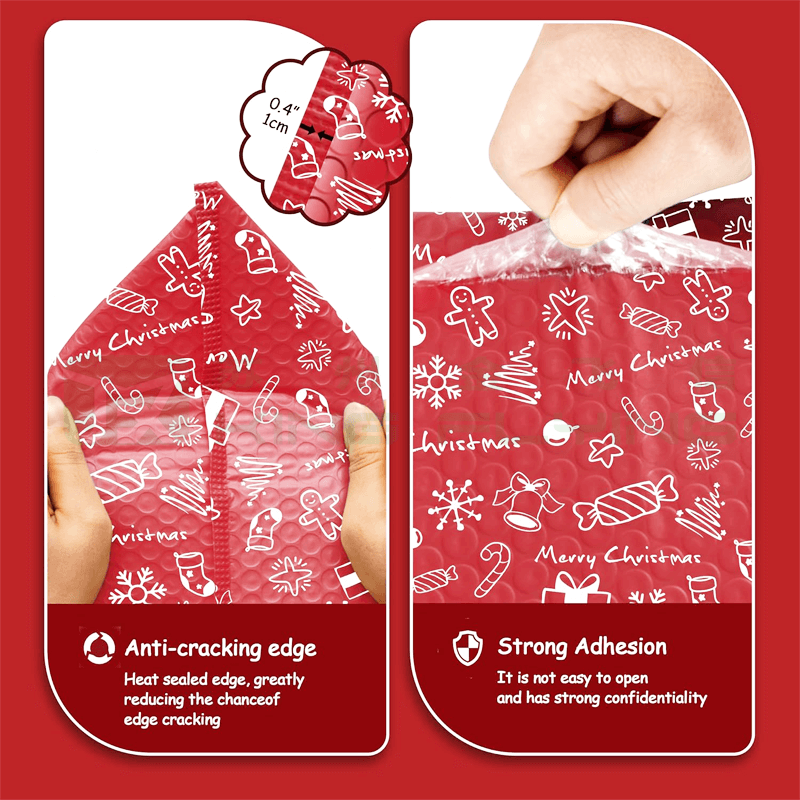 Strong Adhesive Shipping Bubble Padded Plastic Bag For Clothing Packaging