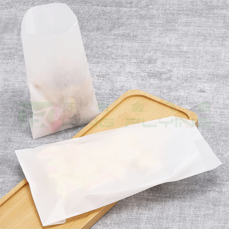 Customizable Eco-Friendly Recyclable Waterproof Biodegradable Wax Coated Glassine Paper Bag