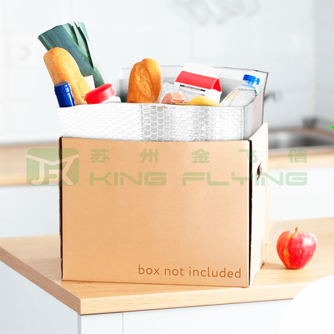 Aluminum Foil Thermal Insulated Box Liner Keep Cold Hot Bag
