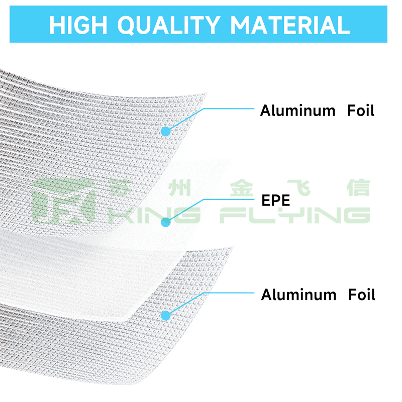 Customized Modern Fire Retardant Aluminum Foil XPE Foam Insulation Sheet