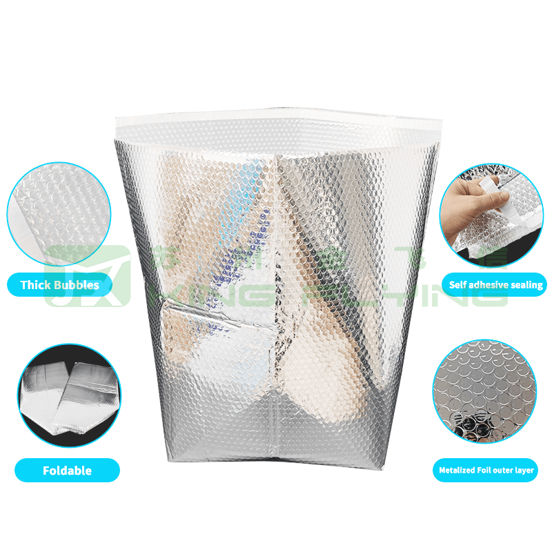 Hot Sale Waterproof Aluminum Foil Insulated Isothermic Food Packaging Bag