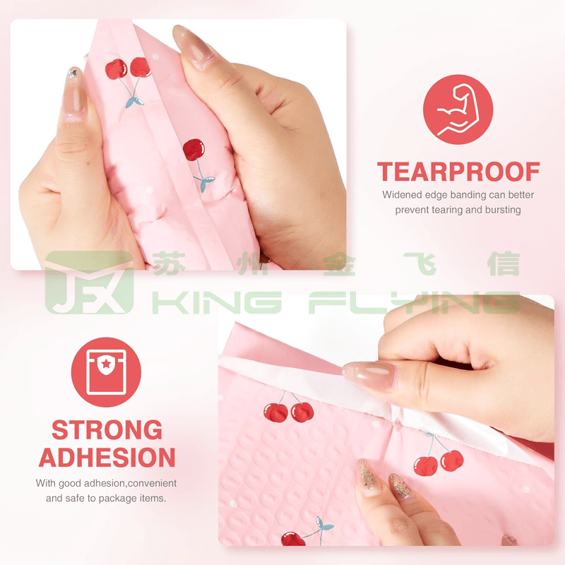 Water Proof Protective Shipping Poly Bubble Packaging Bag