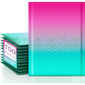 Poly Padded Mailing Bubble Biodegradable Cushioned Courier Bag For Shipment