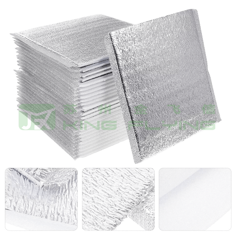 Custom Disposable Thermal Insulated Aluminium Foil Ice Cooler Bag