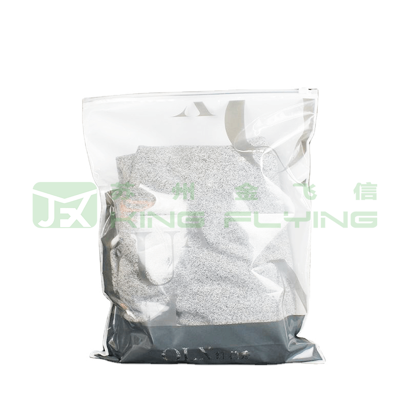 Wholesale Matte Frosted Plastic Slider Zipper Bag For Clothing Packaging