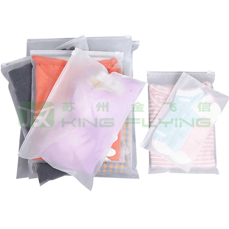 Hot Selling Printed Bag With Zipper Lock For Clothing Packaging