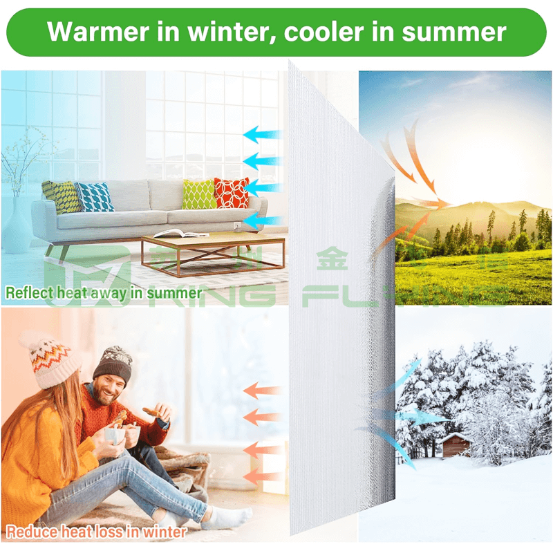 Factory Custom Aluminum Foil XPE Foam Heat Insulation Material