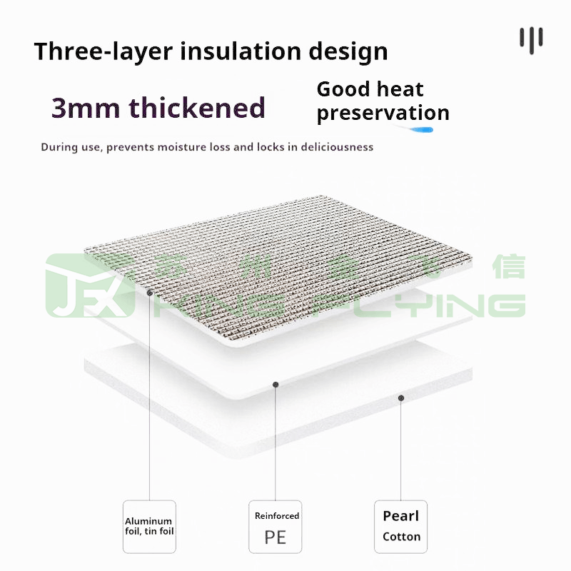Insulated Food Packaging 2025 Portable High Quality Aluminum Thermal Bag
