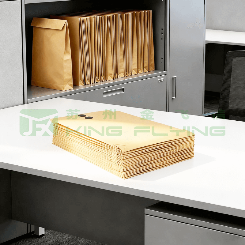 Custom Compostable Kraft Padded Biodegradable Clothes Shipping Paper Packaging Pouch