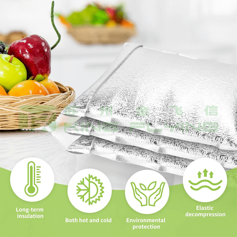 Hot Selling Pearl Cotton Heat Cold Insulation Food Packaging Bag