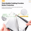 China Online Shopping Custom Holographic Metallic Bubble Packaging Bag