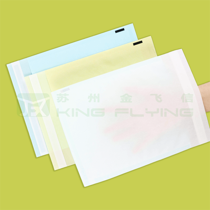 Eco-friendly Biodegradable Glassine Wax Coated Paper Bag For Garment Packaging