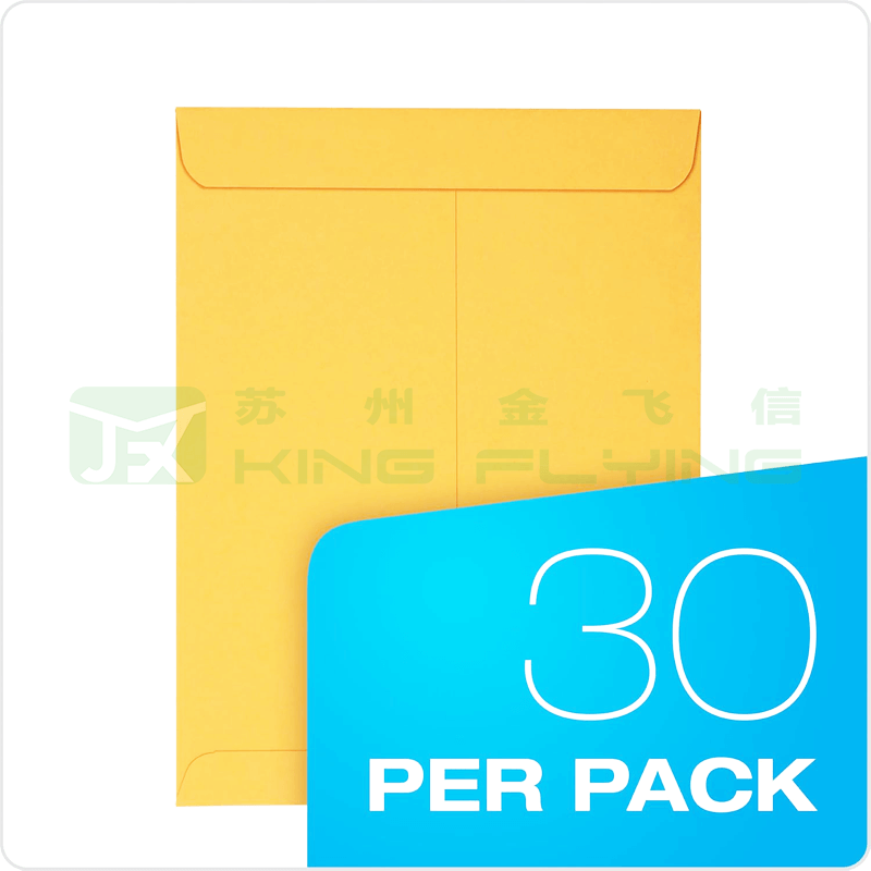 Custom Printed Clothing Packaging Kraft Paper Cardboard Envelope