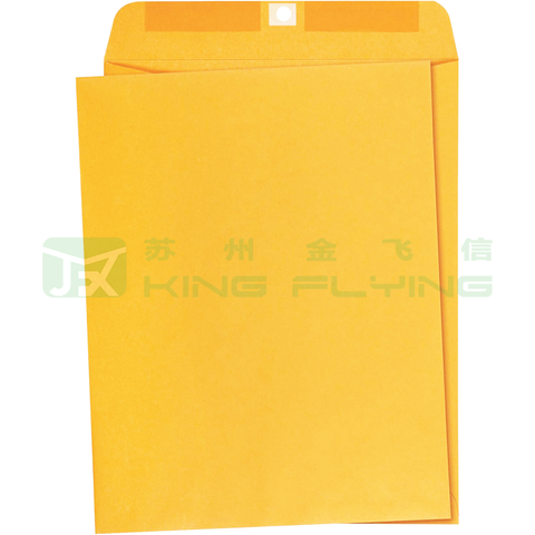 Size Paper Recycled Kraft Expandable Cardboard Envelope For Fabric