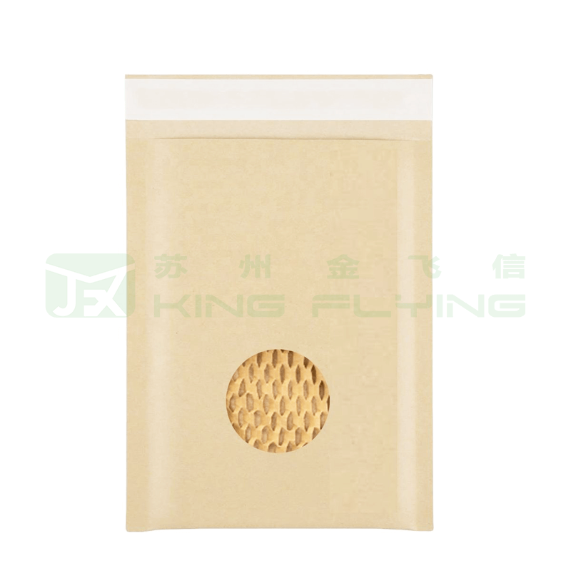 Small Business Choice Customized Logo Recyclable Padded Kraft Honeycomb Mailer