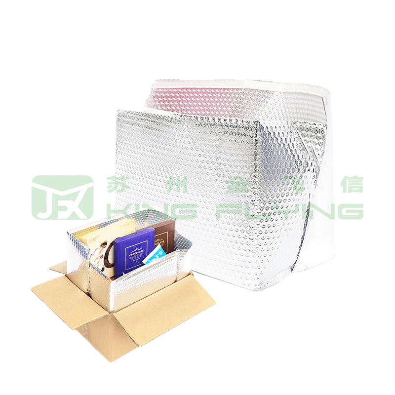 Factory Aluminum Bubble Thermal Cold Fresh Shipping Food Packaging Bag