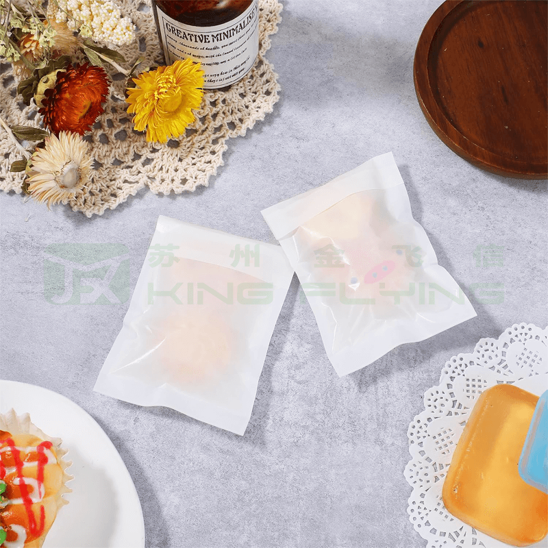 Recycled Custom Luxury Glassine Paper Packaging Bag For Clothing Shoes