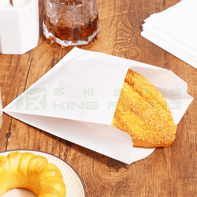 Custom Biodegradable Recycled Self-Adhesive Sealed Transparent Wax Glassine Bag