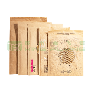 Shipping Honeycomb Cushion Courier Eco Friendly Kraft Paper Packaging Bag