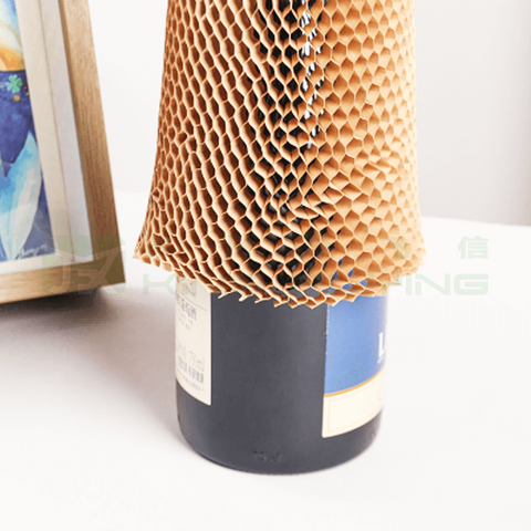 Biodegradable Recyclable Craft Honeycomb Cushion Paper Sleeve For Fragile Goods