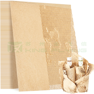Eco Friendly Honeycomb Cushion Kraft Paper Packing Roll
