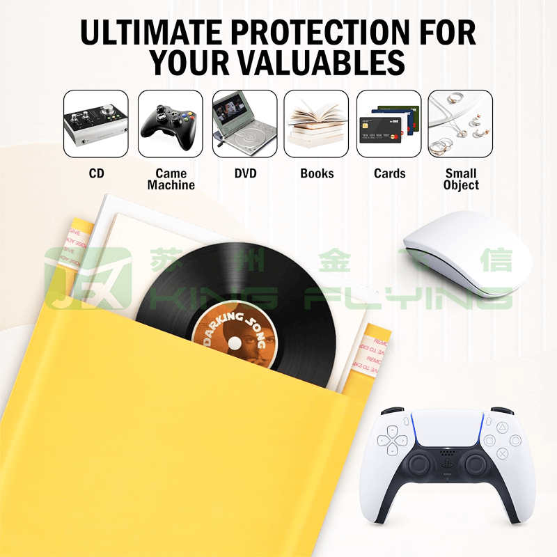 Green Packaging Solution Kraft Bubble Mailer For Carbon Footprint Reduction