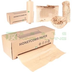 100% Recycle Eco-friendly Protective Honeycomb Buffer Wrapping Paper Roll