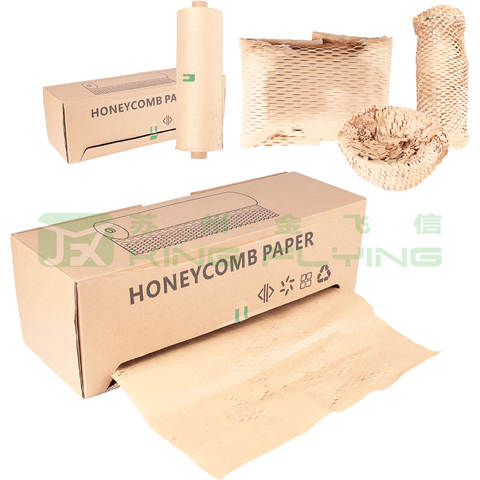 100% Recycle Eco-friendly Protective Honeycomb Buffer Wrapping Paper Roll