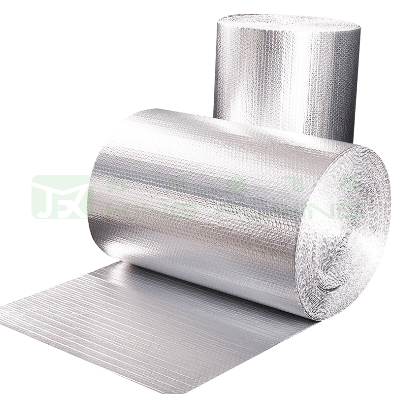 Customized Aluminum Film Reflective Fireproof Bubble Heat Insulated Packaging Material