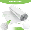 Bubble Thermal Insulation Aluminum Foil Reflective Fireproof Insulated Packaging Material
